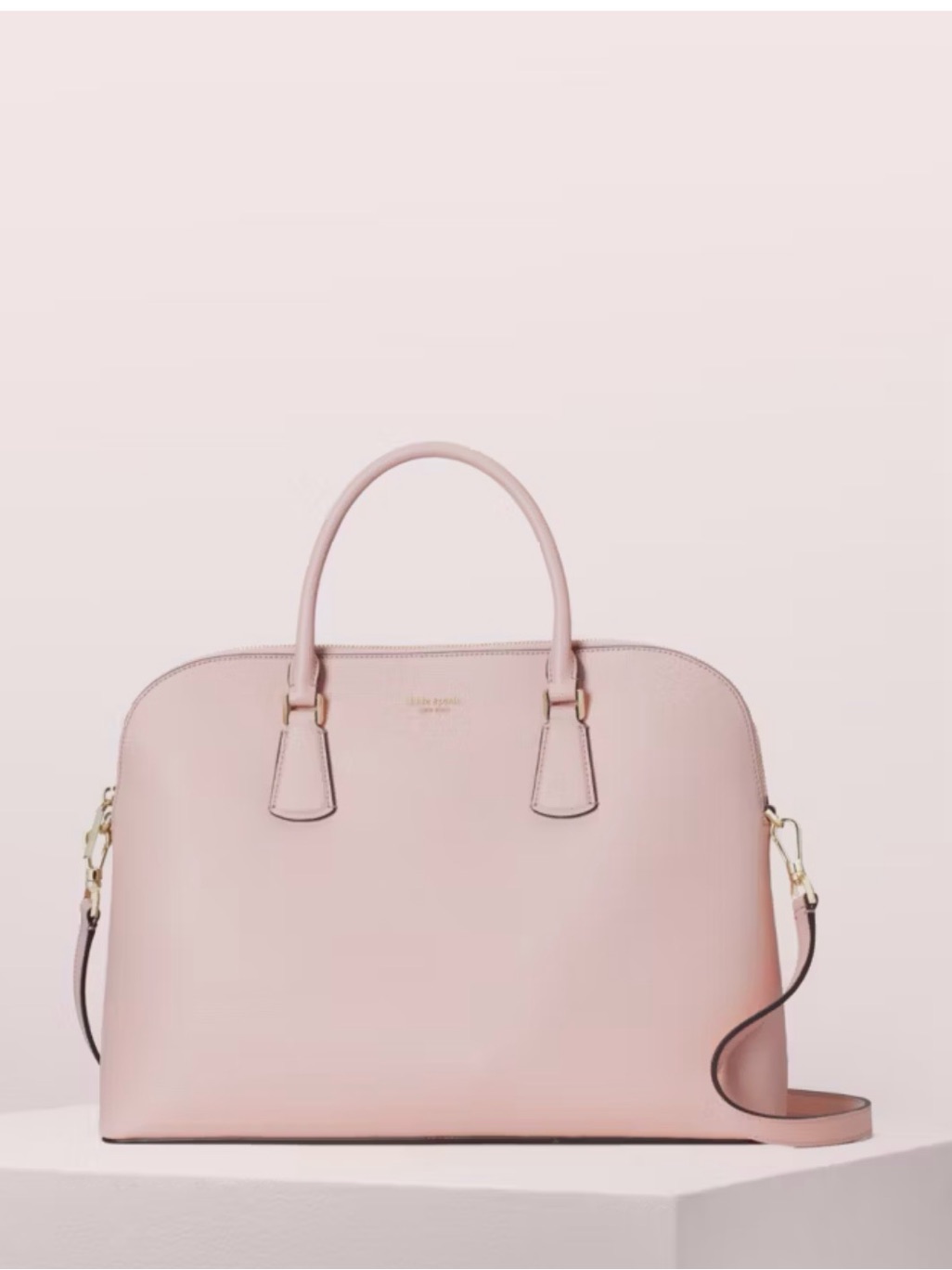 Kate Spade Sylvia Universal Slim Laptop Bag In Blush Leather Like New